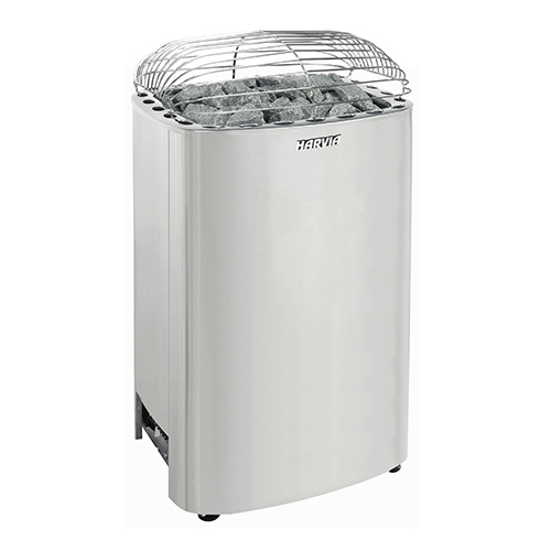 Harvia Club K15G 15kW floor-standing electric sauna heater stainless steel 600-989 cu ft commercial residential health club day spa